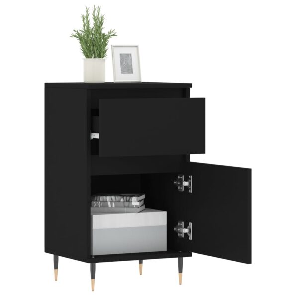 vidaXL Komody 2 ks čierne 40x35x70 cm kompozitné drevo – Obrázok 4