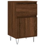 vidaXL Komody 2 ks hnedý dub 40x35x70 cm kompozitné drevo – Obrázok 5