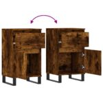 vidaXL Komody 2 ks dymový dub 40x35x70 cm kompozitné drevo – Obrázok 10