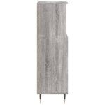 vidaXL Kúpeľňová skrinka sivý dub sonoma 30x30x100 cm kompozitné drevo – Obrázok 7