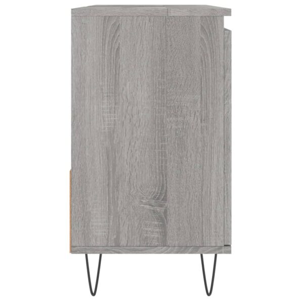 vidaXL Kúpeľňová skrinka sivý dub sonoma 65x33x60 cm kompozitné drevo – Obrázok 6