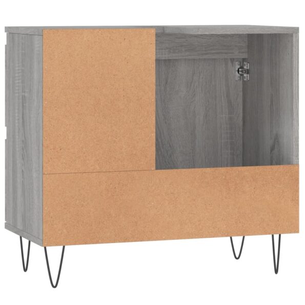 vidaXL Kúpeľňová skrinka sivý dub sonoma 65x33x60 cm kompozitné drevo – Obrázok 7