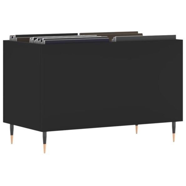 vidaXL Skrinka na platne čierna 74,5x38x48 cm kompozitné drevo – Obrázok 3