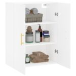 vidaXL Nástenná skrinka biela 69,5x34x90 cm – Obrázok 5