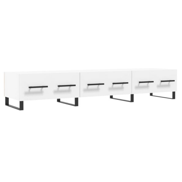 vidaXL TV skrinka, biela 150x36x30 cm, kompozitné drevo – Obrázok 2