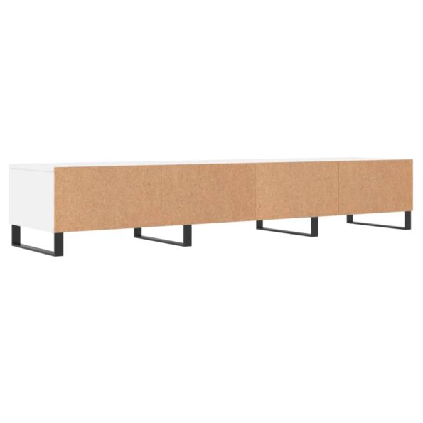 vidaXL TV skrinka, biela 150x36x30 cm, kompozitné drevo – Obrázok 8