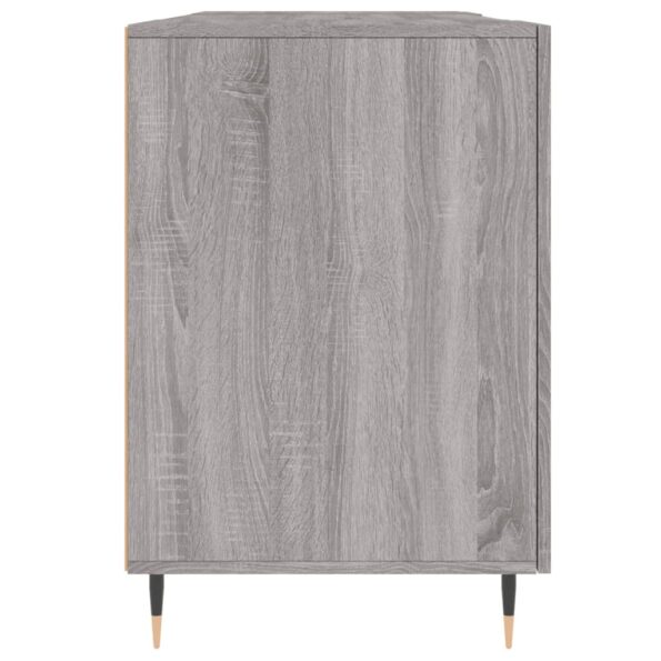 vidaXL Stôl sivý dub sonoma 140x50x75 cm kompozitné drevo – Obrázok 7