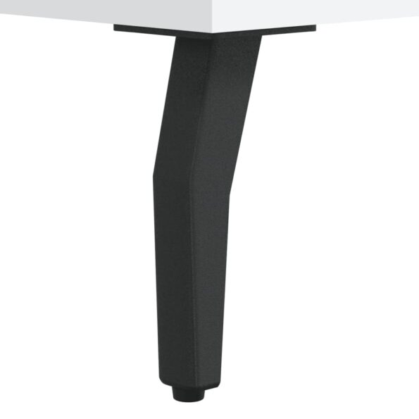 vidaXL Stôl biely 140x50x75 cm kompozitné drevo – Obrázok 10