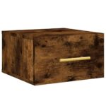 vidaXL Nástenné nočné stolíky 2 ks dymový dub 35x35x20 cm – Obrázok 5