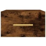vidaXL Nástenné nočné stolíky 2 ks dymový dub 35x35x20 cm – Obrázok 6