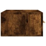 vidaXL Nástenné nočné stolíky 2 ks dymový dub 35x35x20 cm – Obrázok 8