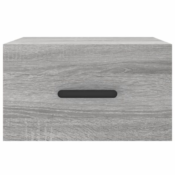 vidaXL Nástenné nočné stolíky 2 ks sivé sonoma 35x35x20 cm – Obrázok 6