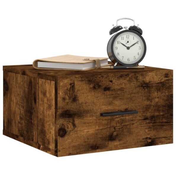 vidaXL Nástenné nočné stolíky 2 ks dymový dub 35x35x20 cm – Obrázok 3