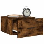 vidaXL Nástenné nočné stolíky 2 ks dymový dub 35x35x20 cm – Obrázok 4