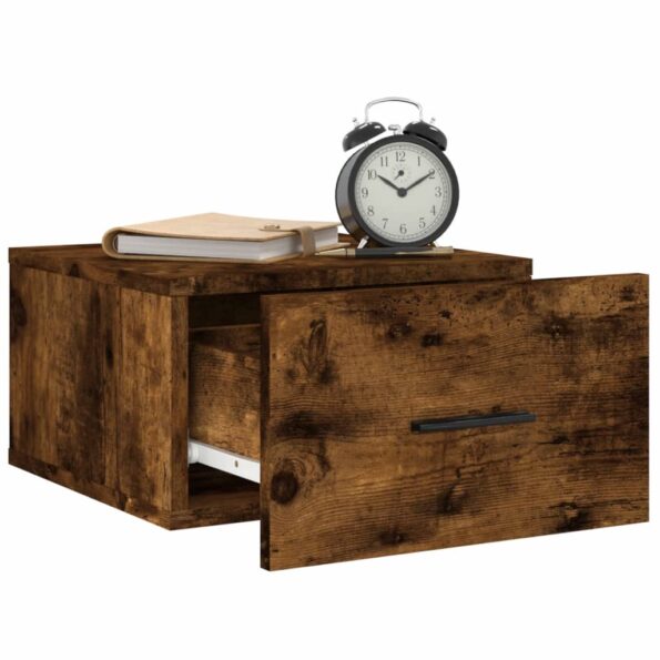 vidaXL Nástenné nočné stolíky 2 ks dymový dub 35x35x20 cm – Obrázok 4