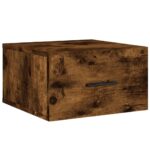 vidaXL Nástenné nočné stolíky 2 ks dymový dub 35x35x20 cm – Obrázok 5