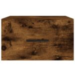 vidaXL Nástenné nočné stolíky 2 ks dymový dub 35x35x20 cm – Obrázok 6