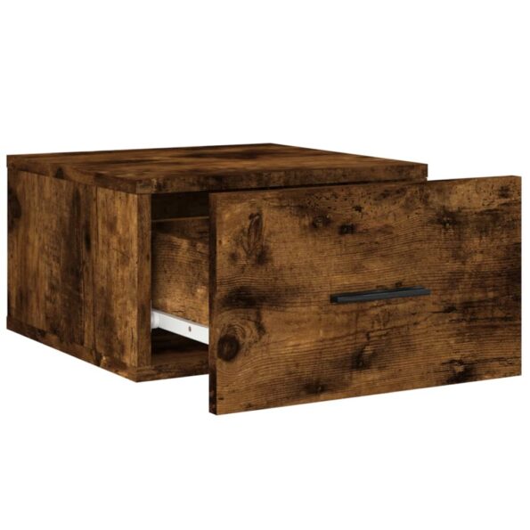 vidaXL Nástenné nočné stolíky 2 ks dymový dub 35x35x20 cm – Obrázok 7