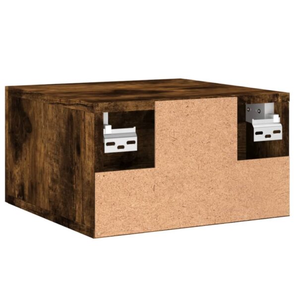 vidaXL Nástenné nočné stolíky 2 ks dymový dub 35x35x20 cm – Obrázok 9