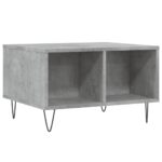 vidaXL Konferenčný stolík betónový sivý 60x50x36,5 cm spracované drevo – Obrázok 6