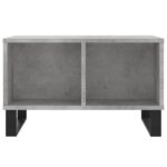 vidaXL Konferenčný stolík betónový sivý 60x50x36,5 cm spracované drevo – Obrázok 4