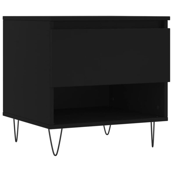 vidaXL Konferenčný stolík čierny 50x46x50 cm kompozitné drevo – Obrázok 2