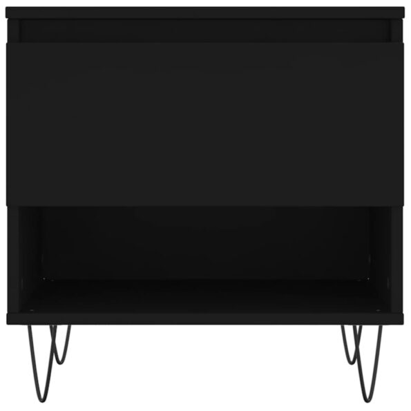 vidaXL Konferenčný stolík čierny 50x46x50 cm kompozitné drevo – Obrázok 5