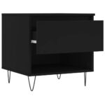 vidaXL Konferenčný stolík čierny 50x46x50 cm kompozitné drevo – Obrázok 6