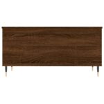 vidaXL Konferenčný stolík hnedý dub 90x44,5x45 cm spracované drevo – Obrázok 6