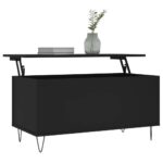 vidaXL Konferenčný stolík čierny 90x44,5x45 cm spracované drevo – Obrázok 3