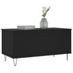 vidaXL Konferenčný stolík čierny 90x44,5x45 cm spracované drevo – Obrázok 4