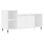 vidaXL TV skrinka biela 100x35x55 cm spracované drevo – Obrázok 2