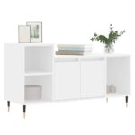 vidaXL TV skrinka biela 100x35x55 cm spracované drevo – Obrázok 3