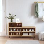 vidaXL Botník dub sonoma 102x36x60 cm spracované drevo