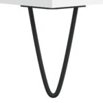 vidaXL Botník biely 102x36x60 cm spracované drevo – Obrázok 8
