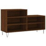 vidaXL Botník hnedý dub 102x36x60 cm spracované drevo – Obrázok 2