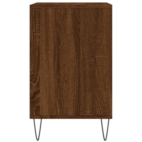 vidaXL Botník hnedý dub 102x36x60 cm spracované drevo – Obrázok 5