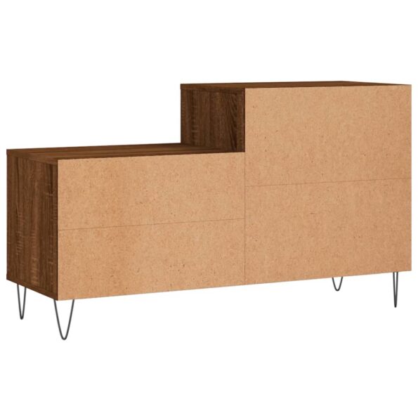vidaXL Botník hnedý dub 102x36x60 cm spracované drevo – Obrázok 6