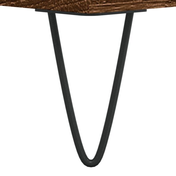 vidaXL Botník hnedý dub 102x36x60 cm spracované drevo – Obrázok 8