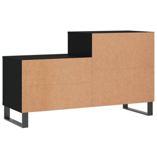 vidaXL Botník čierny 102x36x60 cm spracované drevo – Obrázok 6