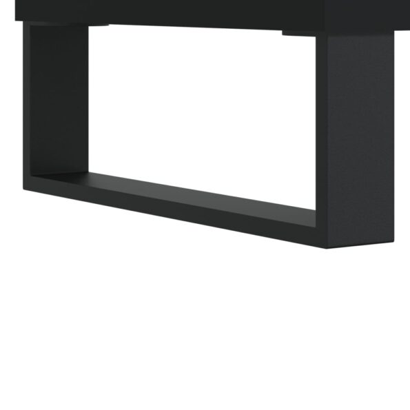 vidaXL Botník čierny 102x36x60 cm spracované drevo – Obrázok 8