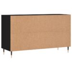 vidaXL Botník čierny 102x36x60 cm spracované drevo – Obrázok 6