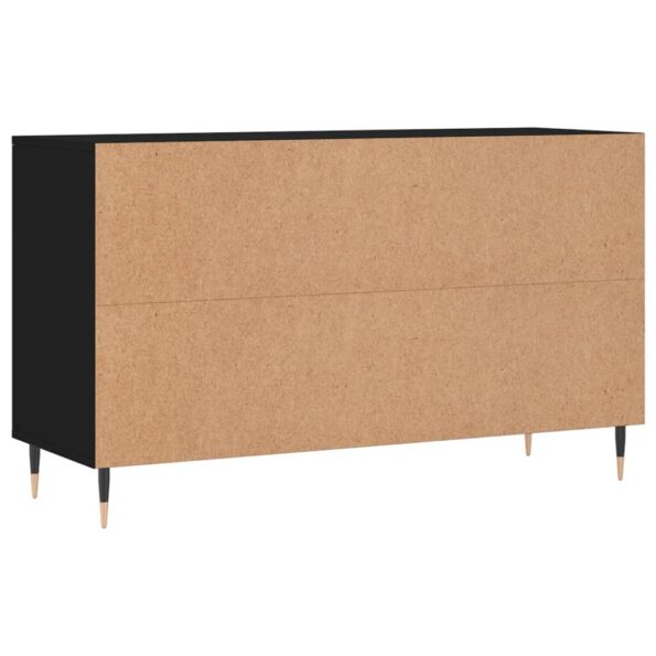 vidaXL Botník čierny 102x36x60 cm spracované drevo – Obrázok 6