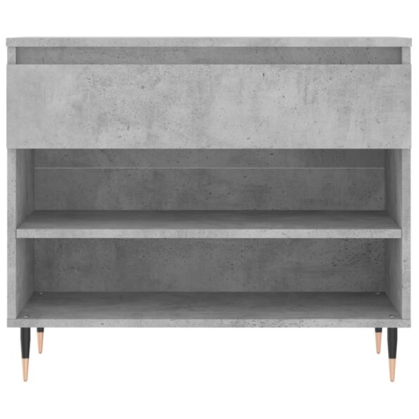 vidaXL Botník betónovo sivý 70x36x60 cm spracované drevo – Obrázok 6