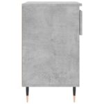 vidaXL Botník betónovo sivý 70x36x60 cm spracované drevo – Obrázok 7