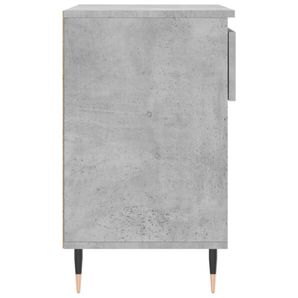 vidaXL Botník betónovo sivý 70x36x60 cm spracované drevo – Obrázok 7