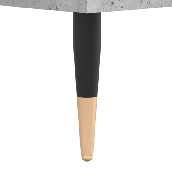 vidaXL Botník betónovo sivý 70x36x60 cm spracované drevo – Obrázok 9