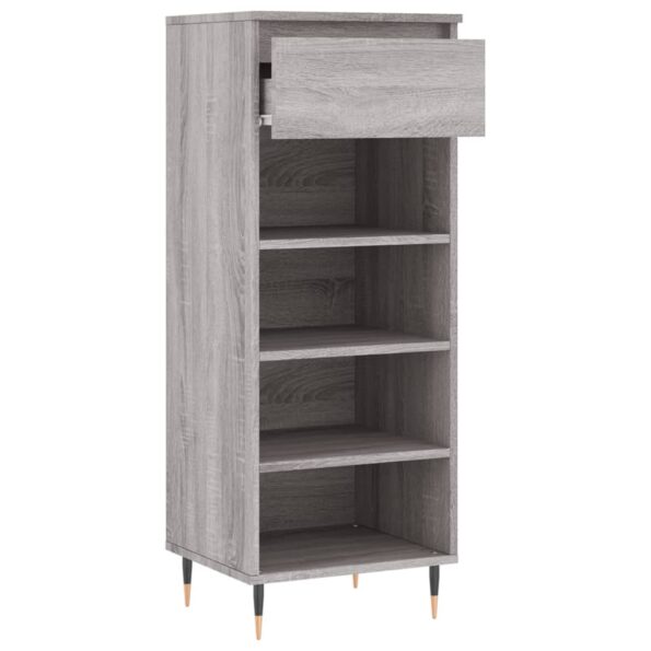 vidaXL Botník sivý dub sonoma 40x36x105 cm spracované drevo – Obrázok 6