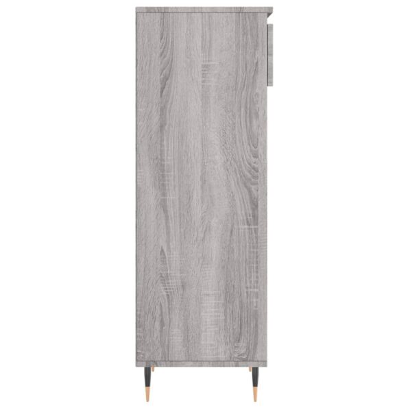 vidaXL Botník sivý dub sonoma 40x36x105 cm spracované drevo – Obrázok 7