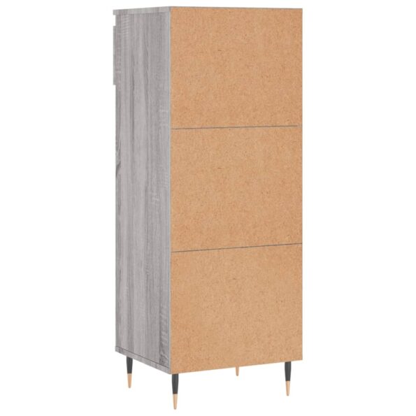vidaXL Botník sivý dub sonoma 40x36x105 cm spracované drevo – Obrázok 8